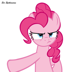 Size: 900x900 | Tagged: safe, artist:sirspikensons, pinkie pie, earth pony, pony, g4, mmmystery on the friendship express, simple background, solo, transparent background, vector