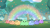 Size: 1366x768 | Tagged: safe, screencap, frog, g5, my little pony: tell your tale, swing and a misty, spoiler:g5, spoiler:my little pony: tell your tale, spoiler:tyts02e14, forest, frown, grass, nature, rainbow, tree