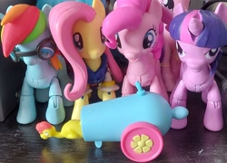 Size: 2491x1797 | Tagged: safe, fluttershy, pinkie pie, princess cadance, rainbow dash, twilight sparkle, alicorn, g4, figure, guardians of harmony, irl, photo, toy, twilight sparkle (alicorn)