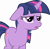 Size: 4356x4232 | Tagged: safe, artist:rosasaav, twilight sparkle, unicorn, g4, base used, female, floppy ears, horn, inkscape, simple background, solo, transparent background, unicorn twilight, vector