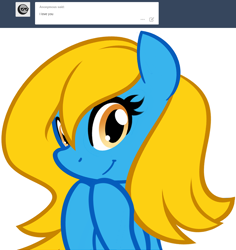 Size: 1030x1092 | Tagged: safe, artist:furrgroup, oc, oc only, oc:internet explorer, earth pony, pony, ask internet explorer, browser ponies, female, internet explorer, mare, solo