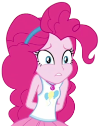 Size: 444x561 | Tagged: safe, artist:blockslikepl, edit, edited screencap, screencap, pinkie pie, human, equestria girls, g4, background removed, clothes, female, geode of sugar bombs, magical geodes, not a vector, simple background, solo, transparent background