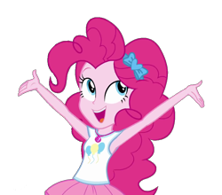 Size: 818x720 | Tagged: safe, artist:blockslikepl, edit, edited screencap, screencap, pinkie pie, human, equestria girls, g4, background removed, clothes, not a vector, rah rah skirt, simple background, skirt, solo, transparent background