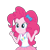 Size: 1492x1492 | Tagged: safe, artist:blockslikepl, edit, edited screencap, screencap, pinkie pie, human, equestria girls, g4, background removed, clothes, female, not a vector, rah rah skirt, simple background, skirt, solo, transparent background