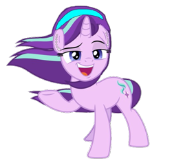 Size: 517x483 | Tagged: safe, edit, edited screencap, screencap, starlight glimmer, g4, simple background, smiling, smirk, solo, transparent background