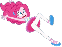 Size: 1080x821 | Tagged: safe, artist:blockslikepl, edit, edited screencap, screencap, pinkie pie, human, equestria girls, g4, background removed, clothes, female, not a vector, rah rah skirt, simple background, skirt, solo, transparent background