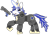 Size: 1800x1300 | Tagged: safe, artist:silverfishv9, oc, oc only, oc:azure star (silverfishv9), pony, unicorn, armor, blue eyes, blue mane, clothes, crossover, crown, cutie mark on clothes, element of harmony, element of laughter, fallout, glowing, glowing horn, highlights, horn, jewelry, magic, power armor, regalia, shoes, simple background, solo, telekinesis, transparent background, unicorn oc, weapon