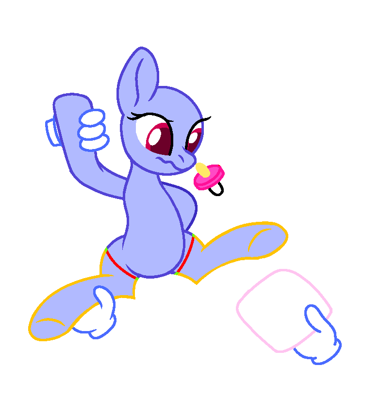 Pacifier Base Deviantart #3384697 - artist needed, safe, pony, base, clothes, diaper ...