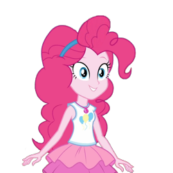 Size: 1492x1492 | Tagged: safe, artist:blockslikepl, edit, edited screencap, screencap, pinkie pie, human, equestria girls, g4, background removed, female, not a vector, simple background, solo, transparent background