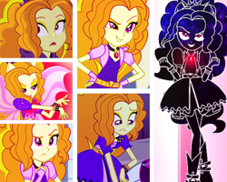 Size: 400x320 | Tagged: safe, edit, edited screencap, screencap, adagio dazzle, equestria girls, g4, my little pony equestria girls: rainbow rocks, collage, female, gem, siren gem