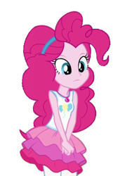 Size: 1120x1492 | Tagged: safe, artist:blockslikepl, edit, edited screencap, screencap, pinkie pie, human, equestria girls, g4, background removed, clothes, female, not a vector, rah rah skirt, simple background, skirt, solo, transparent background
