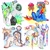 Size: 3000x3000 | Tagged: safe, artist:colorwurm, part of a set, oc, oc only, unnamed oc, alicorn, butterfly, butterfly pony, earth pony, hybrid, pony, unicorn, :3, adoptable, alicorn oc, ambiguous gender, back piercing, bandana, blaze (coat marking), blue coat, blue eyelashes, blue eyes, bobcut, bow, bracelet, bridge piercing, brown coat, brown hooves, brown mane, brown tail, coat markings, colored, colored belly, colored ears, colored eartips, colored eyelashes, colored hooves, colored horn, colored mouth, colored pupils, colored wings, colorful, coontails, curved horn, dermal piercing, dyed mane, dyed tail, ear piercing, ear stripes, earring, earth pony oc, eyebrows, eyebrows visible through hair, facial markings, for sale, green hooves, group, hair bow, hair extensions, heart, heart mark, high res, hooves, horn, jewelry, leg piercing, leg stripes, lidded eyes, lip piercing, long horn, mane extensions, mismatched hooves, multicolored coat, multicolored ears, multicolored eyelashes, multicolored eyes, multicolored hair, multicolored hooves, multicolored mane, multicolored tail, multicolored wings, neckerchief, necklace, no catchlights, nose piercing, open mouth, open smile, pale belly, passepartout, pearl bracelet, pearl necklace, piercing, profile, quartet, rainbow hair, rainbow tail, raised hoof, raised leg, rectangular pupil, scene, scene hair, septum piercing, short hair, sitting, smiling, snake bites, spiky mane, spiky tail, splotches, spread wings, striped horn, stripes, tail, tail extensions, tall ears, thick eyelashes, two toned coat, two toned eyes, unicorn horn, unicorn oc, wall of tags, white mane, white pupils, white tail, wide stance, wings, yellow eyelashes, yellow eyes, yellow mouth, yellow pupils, yellow tongue