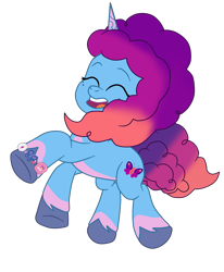 Size: 1900x2306 | Tagged: safe, artist:gmaplay, misty brightdawn, pony, unicorn, g5, my little pony: tell your tale, spoiler:g5, spoiler:my little pony: tell your tale, bracelet, coat markings, cute, eyes closed, freckles, friendship bracelet, horn, jewelry, mistybetes, open mouth, open smile, rebirth misty, simple background, smiling, socks (coat markings), solo, transparent background