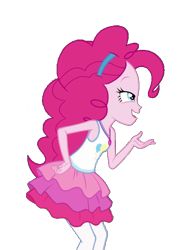 Size: 489x631 | Tagged: safe, artist:blockslikepl, edit, edited screencap, screencap, pinkie pie, human, equestria girls, g4, my little pony equestria girls: better together, schedule swap, armpits, background removed, clothes, cute, cutie mark on clothes, female, geode of sugar bombs, hairband, hand on hip, jewelry, lidded eyes, magical geodes, necklace, not a vector, open mouth, open smile, pantyhose, rah rah skirt, side view, simple background, skirt, smiling, solo, tank top, transparent background