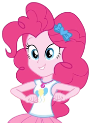 Size: 434x575 | Tagged: safe, artist:blockslikepl, edit, edited screencap, screencap, pinkie pie, human, equestria girls, g4, background removed, clothes, female, geode of sugar bombs, magical geodes, not a vector, rah rah skirt, simple background, skirt, solo, transparent background