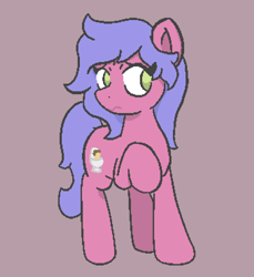 Size: 818x893 | Tagged: safe, artist:orchard onlooker, oc, oc only, earth pony, pony, simple background, solo