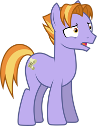 Size: 7595x9849 | Tagged: safe, artist:starryshineviolet, part of a set, auburn vision, earth pony, pony, g4, school raze, absurd resolution, confused, friendship student, male, simple background, solo, stallion, transparent background, vector