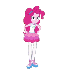 Size: 480x511 | Tagged: safe, artist:blockslikepl, edit, edited screencap, screencap, pinkie pie, human, equestria girls, g4, background removed, clothes, female, not a vector, rah rah skirt, simple background, skirt, solo, transparent background