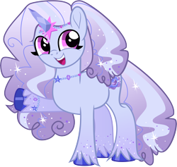 Size: 8370x7939 | Tagged: safe, artist:shootingstarsentry, oc, oc only, oc:stardust prism, auroricorn, pony, unicorn, g5, absurd resolution, crystal horn, female, horn, mare, simple background, solo, transparent background