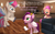 Size: 1740x1080 | Tagged: safe, artist:red4567, pipp petals, sunny starscout, zipp storm, earth pony, pegasus, pony, g5, 3d, atg 2024, cellphone, couch, dialogue, female, flying, headband, mare, newbie artist training grounds, phone, pipp petals is not amused, pipp's phone, royal sisters (g5), sibling teasing, siblings, sisters, sisters being sisters, smartphone, source filmmaker, unamused, unshorn fetlocks