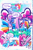 Size: 1280x1920 | Tagged: safe, artist:yl0w, part of a set, pinkie pie, rainbow dash, earth pony, pegasus, pony, comic:rainbow override, fanfic:rainbow factory, g4, blushing, colored, comic, dialogue, duo, duo female, facing each other, fanfic art, female, grass, lesbian, lined paper, looking at each other, looking at someone, mare, outdoors, part of a series, pinkie being pinkie, ship:pinkiedash, shipping, smiling, smiling at each other, solo, speech bubble, talking, text