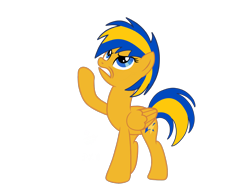 Size: 2048x1536 | Tagged: safe, artist:ry-bluepony1, oc, oc:flare spark, pegasus, g4, simple background, transparent background, vector