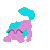 Size: 1200x1200 | Tagged: safe, artist:zeccy, oc, oc only, earth pony, animated, cute, ear fluff, eyes closed, female, filly, foal, gif, happy, smiling, solo, tail, tail wag