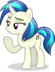 Size: 2749x3575 | Tagged: safe, artist:anime-equestria, dj pon-3, vinyl scratch, unicorn, g4, female, horn, mare, simple background, solo, transparent background, vector