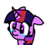 Size: 1024x1024 | Tagged: safe, artist:sipuxa, twilight sparkle, pony, unicorn, g4, crying, crylight sparkle, ears back, floppy ears, horn, sad, simple background, sketch, solo, unicorn twilight, white background