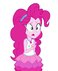 Size: 510x624 | Tagged: safe, artist:blockslikepl, edit, edited screencap, screencap, pinkie pie, human, equestria girls, g4, background removed, clothes, female, not a vector, rah rah skirt, simple background, skirt, solo, transparent background