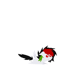 Size: 1170x1178 | Tagged: safe, artist:kruvvv, oc, oc only, oc:kruv, pegasus, pony, animated, flapping, flapping wings, floppy ears, flying, g4 style, gif, loop, minimalist, perfect loop, pointy ponies, short mane, simple background, smiling, solo, spread wings, transparent background, wings