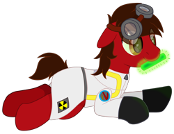 Size: 2490x1924 | Tagged: safe, artist:ponkus, oc, oc only, oc:nuclear fission, earth pony, pony, male, simple background, solo, stallion, transparent background