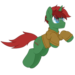 Size: 2500x2500 | Tagged: safe, artist:ponkus, oc, oc only, pony, unicorn, clothes, glasses, horn, male, simple background, solo, stallion, sweater, transparent background