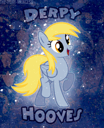 Size: 245x300 | Tagged: safe, artist:the-pony-princess, derpy hooves, pegasus, pony, g4, animated, cute, derpabetes, female, gif, mare, open mouth, open smile, smiling, solo