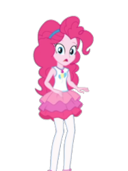 Size: 1118x1492 | Tagged: safe, artist:blockslikepl, edit, edited screencap, screencap, pinkie pie, human, equestria girls, g4, background removed, clothes, female, rah rah skirt, simple background, skirt, solo, transparent background