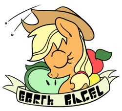 Size: 420x381 | Tagged: safe, artist:this_sl0th, applejack, earth pony, pony, g4, simple background, solo, transparent background