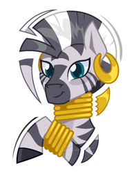 Size: 830x1054 | Tagged: safe, artist:imaplatypus, zecora, zebra, g4, female, mare, simple background, solo, white background