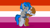 Size: 9671x5440 | Tagged: safe, artist:jhayarr23, oc, oc:homage, oc:littlepip, fallout equestria, clothes, commission, commissioner:solar aura, cute, eyes closed, female, flag background, jumpsuit, kissing, lesbian, lesbian pride flag, oc x oc, pride, pride flag, pride month, ship:pipmage, shipping, vault suit