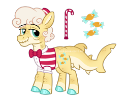 Size: 2600x2100 | Tagged: safe, artist:pink-pone, oc, oc only, oc:lemon drops, original species, shark, shark pony, clothes, male, shirt, simple background, solo, transparent background