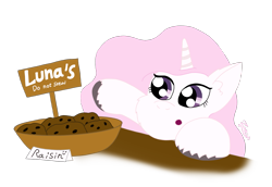 Size: 1841x1268 | Tagged: safe, artist:zeccy, princess celestia, alicorn, pony, g4, :o, cewestia, cookie, female, filly, filly celestia, foal, food, open mouth, simple background, solo, transparent background, unshorn fetlocks, younger