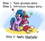 Size: 1202x1100 | Tagged: safe, artist:ebbysharp, izzy moonbow, sprout cloverleaf, earth pony, pony, unicorn, g5, atg 2024, blushing, bracelet, coat markings, crossed arms, cute, duo, duo male and female, female, friendship bracelet, grumpy, heart, horn, hug, instructions, izzybetes, jewelry, looking at someone, male, mare, newbie artist training grounds, open mouth, open smile, smiling, socks (coat markings), sproutbetes, sproutlove, stallion