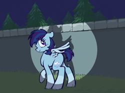 Size: 933x690 | Tagged: safe, artist:fizzy cloud, oc, oc only, oc:fizzy cloud, pegasus, pony, solo, wall