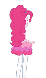Size: 890x1492 | Tagged: safe, artist:blockslikepl, edit, edited screencap, screencap, pinkie pie, human, equestria girls, g4, background removed, clothes, female, rah rah skirt, simple background, skirt, solo, transparent background