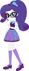 Size: 218x523 | Tagged: safe, artist:anayahmed, oc, oc only, oc:sci-rari, equestria girls, g4, sci-rari, sci-twi outfits, simple background, solo, transparent background