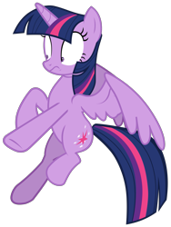 Size: 2364x3145 | Tagged: safe, anonymous artist, twilight sparkle, alicorn, pony, g4, the summer sun setback, .svg available, female, flying, horn, mare, multicolored hair, multicolored mane, multicolored tail, simple background, solo, spread wings, tail, transparent background, twilight sparkle (alicorn), underhoof, vector, wings