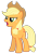 Size: 1600x2263 | Tagged: safe, artist:myardius, applejack, earth pony, pony, g4, my little pony: friendship is magic, the super speedy cider squeezy 6000, applejack's hat, cowboy hat, hat, open mouth, simple background, solo, transparent background, vector