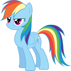 Size: 1600x1604 | Tagged: safe, artist:myardius, rainbow dash, pegasus, pony, dragonshy, g4, .svg available, female, mare, simple background, solo, transparent background, vector