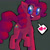 Size: 1920x1920 | Tagged: safe, artist:myosotis-secunda, pinkie pie, earth pony, pony, g4, 2022, big eyes, blue eyes, blue pupils, colored pupils, curly mane, curly tail, desaturated, eyelashes, female, gray background, heart, heart eyes, looking back, mare, open mouth, open smile, pink coat, pink mane, pink tail, raised hoof, raised leg, shiny eyes, simple background, smiling, solo, speech bubble, spoken heart, tail, teeth, wingding eyes