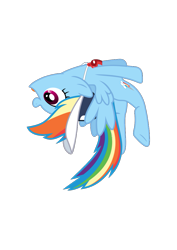 Size: 744x1052 | Tagged: safe, artist:gamemasterluna, rainbow dash, pegasus, pony, flight to the finish, g4, .svg available, cap, coach rainbow dash, female, flying, hat, mare, simple background, solo, svg, transparent background, vector, whistle