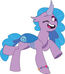 Size: 1309x1495 | Tagged: safe, artist:prixy05, izzy moonbow, changedling, changeling, g5, my little pony: tell your tale, changedlingified, cute, daaaaaaaaaaaw, female, izzybetes, izzyling, simple background, solo, species swap, transparent background, vector